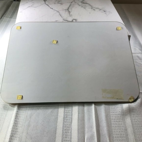 Cedar Waxwing Bird on Grapevine rectangle tempered glass cutting board 16" x 12" - Picture 5 of 9